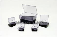 Rigid conductive and anti static plastic boxes