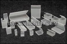 Living hinge Flexatop hinged lid plastic boxes